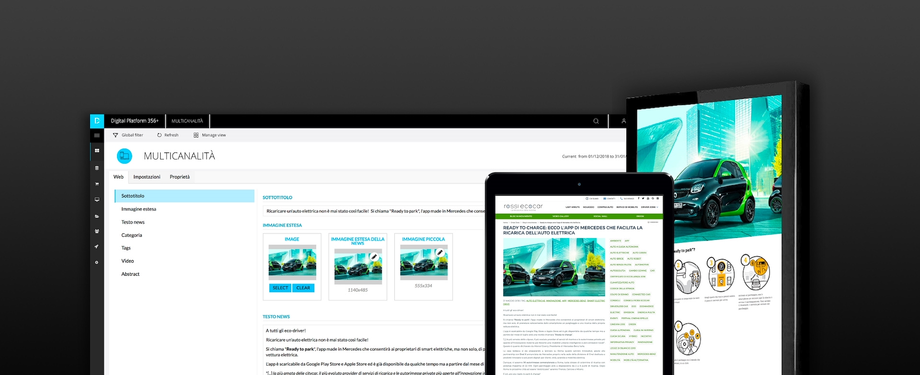 Content Management System  - Website, totem, app